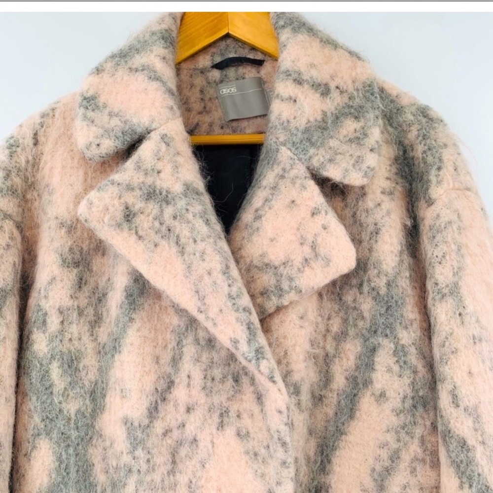 • ASOS • Beautiful Cozy & WARM Mid-length Car Coat - Picture 2 of 7